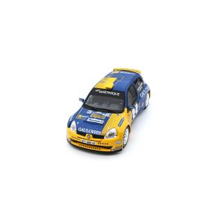 RENAULT CLIO S1600 #2 S. JEAN-JOSEPH BARUM RALLY ZLIN 2004 OttO mobile 1:18 Resinemodell (Türen, Motorhaube... nicht zu öffnen!)